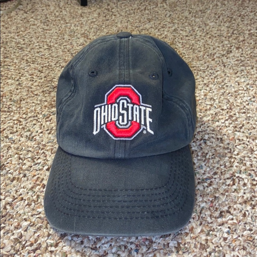 Black Ohio State baseball cap